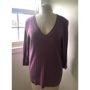Women’s purple sweater